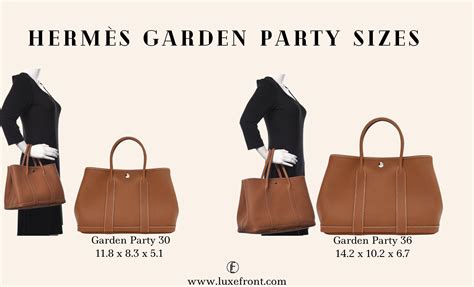 hermes cowhide garden party|hermes garden party sizes.